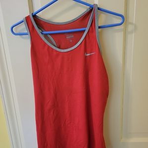 Red Nike tank